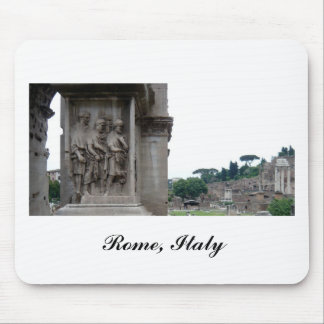 Roman Ruins Entrance in Rome Italy Mouse Pad