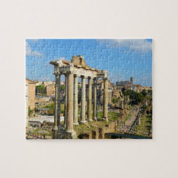 Roman Ruins In Rome Italy Jigsaw Puzzle by bbourdages at Zazzle