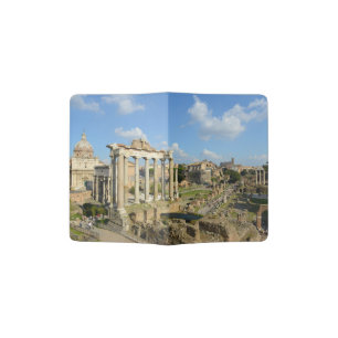 Roman Ruins in Rome Italy Passport Holder