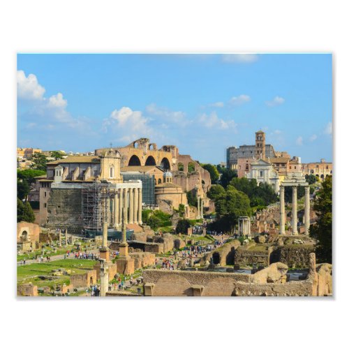 Roman Ruins in Rome Italy Photo Print