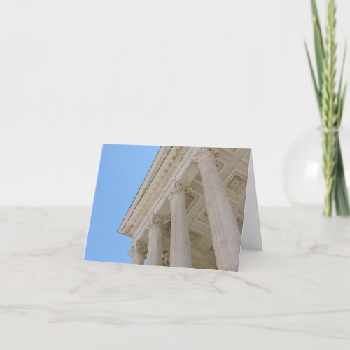 Roman Ruins Nimes France Travel Photography Note Card