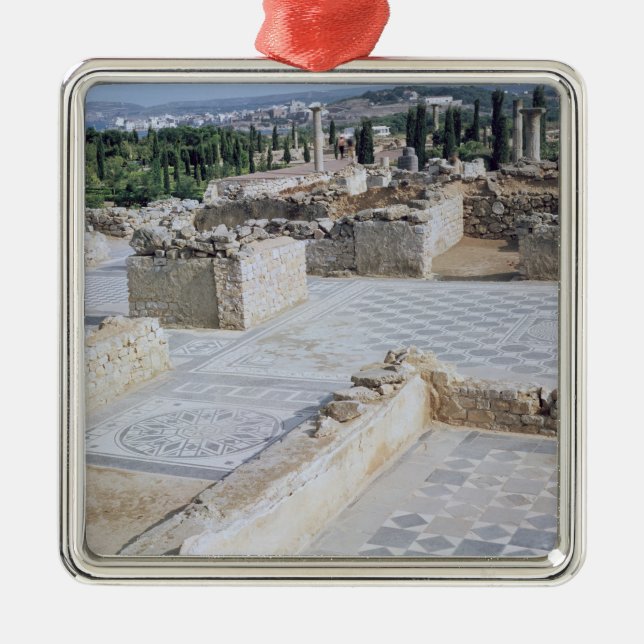 Roman ruins of the port of Emporion Metal Ornament (Front)