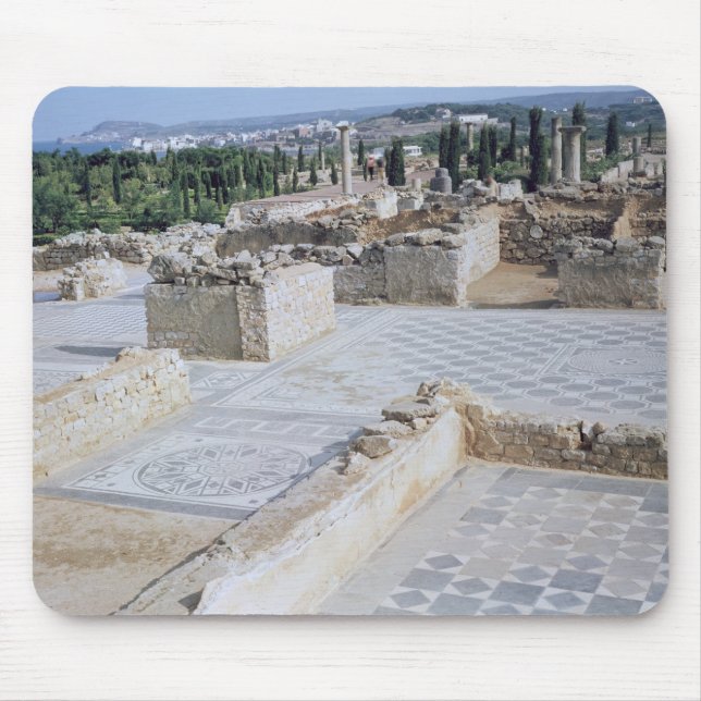 Roman ruins of the port of Emporion Mouse Pad (Front)