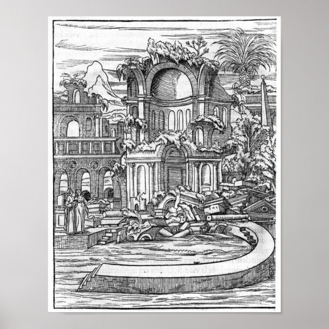Roman Ruins Poster (Front)
