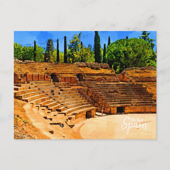 Roman Ruins, Spain Postcard (Front)