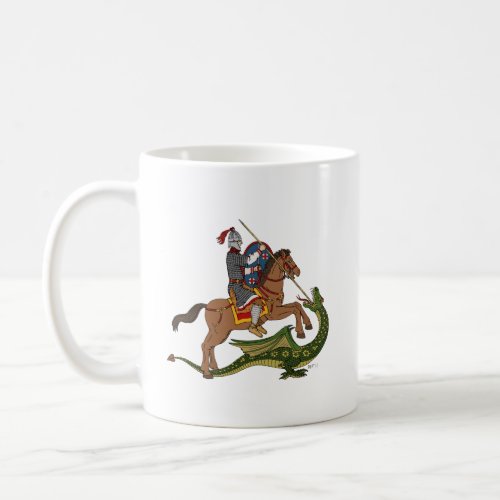 Roman Saint George and the Dragon Coffee Mug