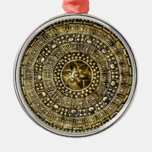 Roman Shield Metal Ornament