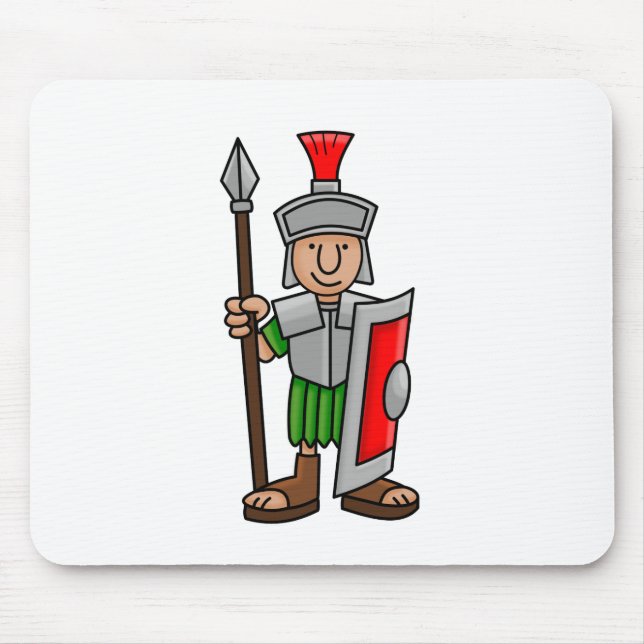roman soldier mouse pad (Front)