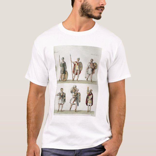 Roman Soldiers, detail from plate 2, class 5 of Pa T-Shirt (Front)