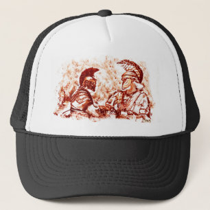 Roman soldiers trucker hat