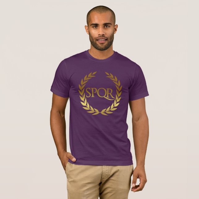 Roman SPQR T-shirt (Front Full)