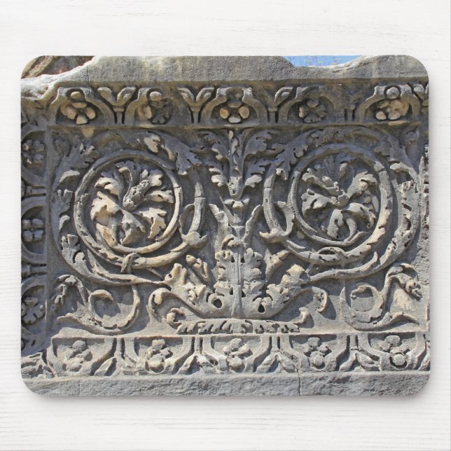 Roman stone mouse pad (Front)