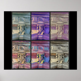 Roman street poster