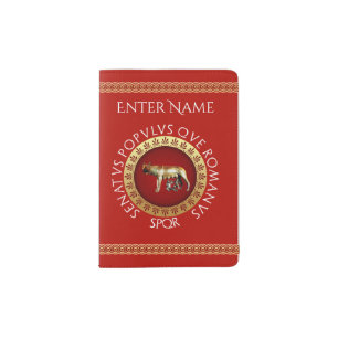 Roman Style Passport Holder