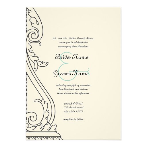 Roman Wedding Invitations 7