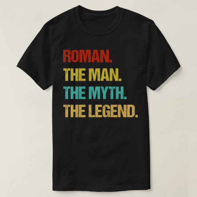 Roman The Man The Myth The Legend Pullover  (Design Front)