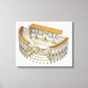 Roman Theatre Canvas Print
