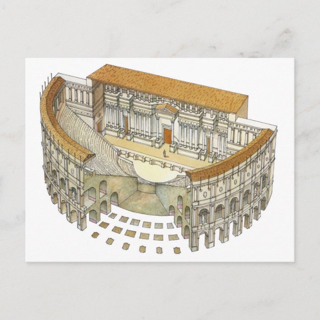 Roman Theatre Postcard (Front)