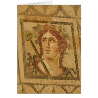 Roman Villa Mosaic in Ephesus Cards