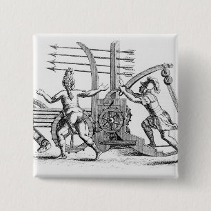 Roman war machine for firing spears button