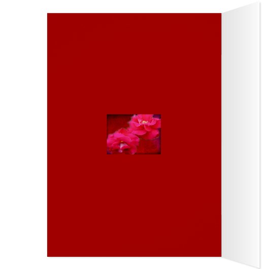 Romance and Red Roses - Birthday Greetings (Inside (Left))