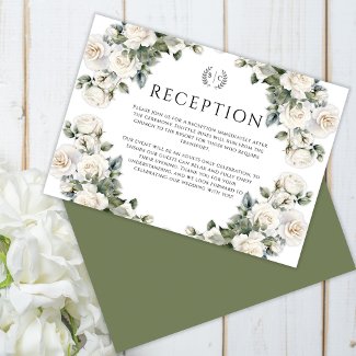 Romance and Roses Garden Wedding Reception
