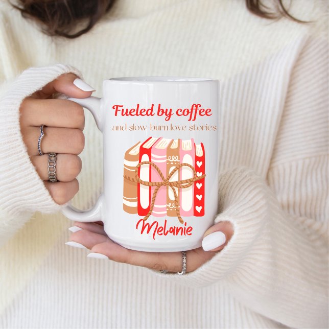 Romance Book Loving Mug with Cute Phrase (Romance Book Loving Mug for romantic readers. )