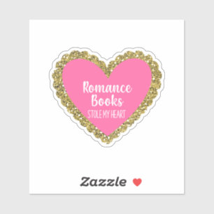 Romance Books Stole My Heart Sticker