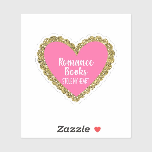 Romance Books Stole My Heart Sticker (Sheet)