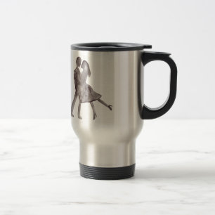 Romance couple travel mug