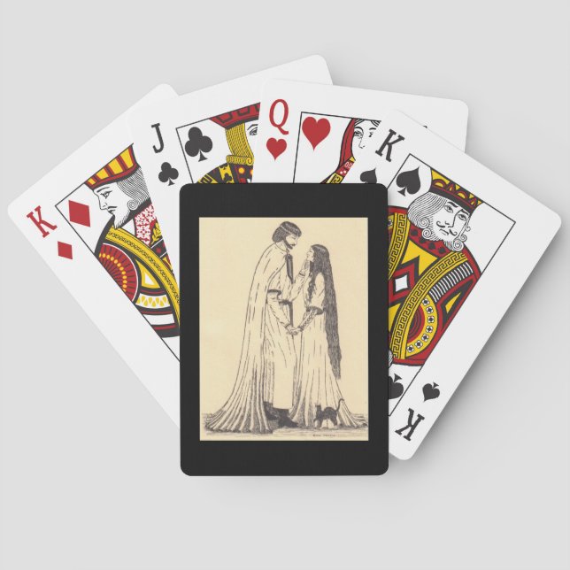 Romance Flourished! Poker Cards (Back)