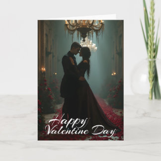Romance in the Rose Hall for Valentine's Day Card
