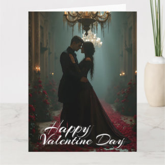 Romance in the Rose Hall for Valentine's Day Card