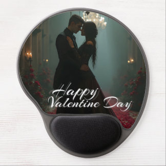 Romance in the Rose Hall for Valentine's Day Gel Mouse Pad