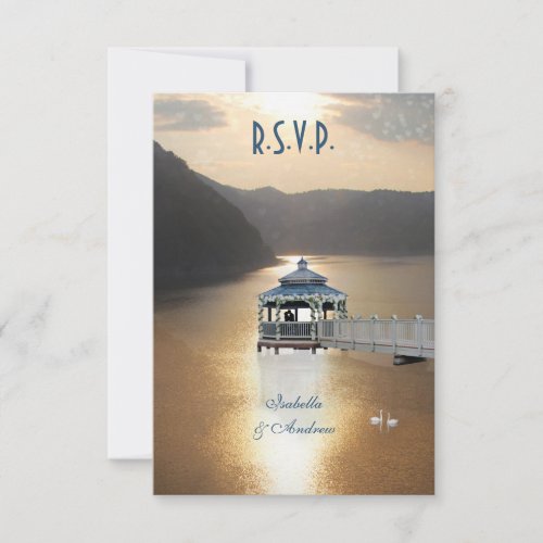 Romance on the Lake RSVP Card