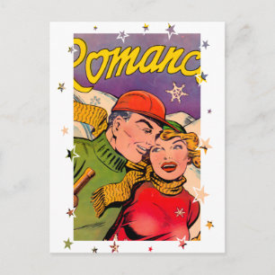 Romance on the Slopes Postcard
