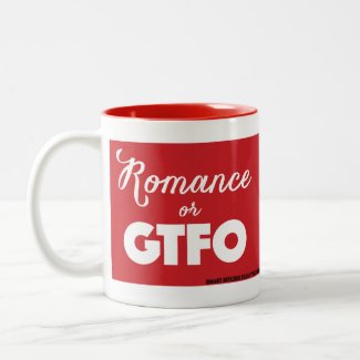 Romance or GTFO Two-Tone Coffee Mug