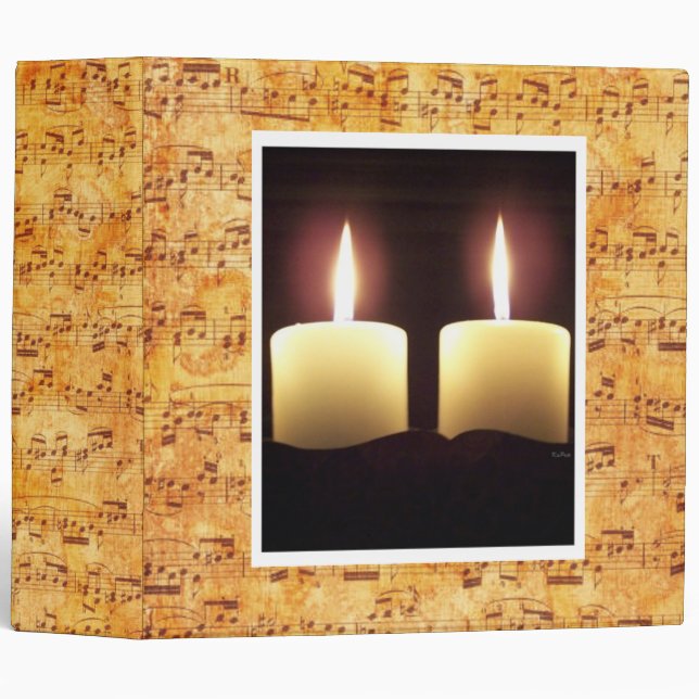 Romance Photo Album 3 Ring Binder (Front/Spine)