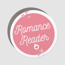 Romance Reader car magnet