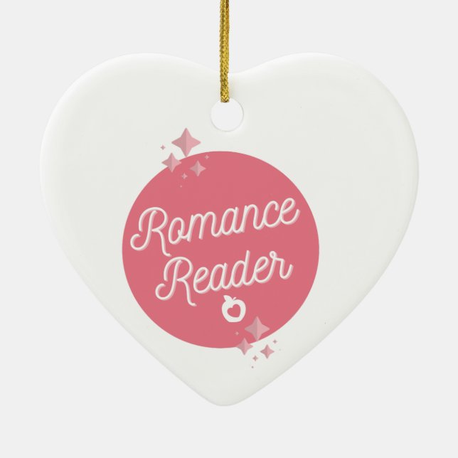 Romance Reader Ornament (Back)