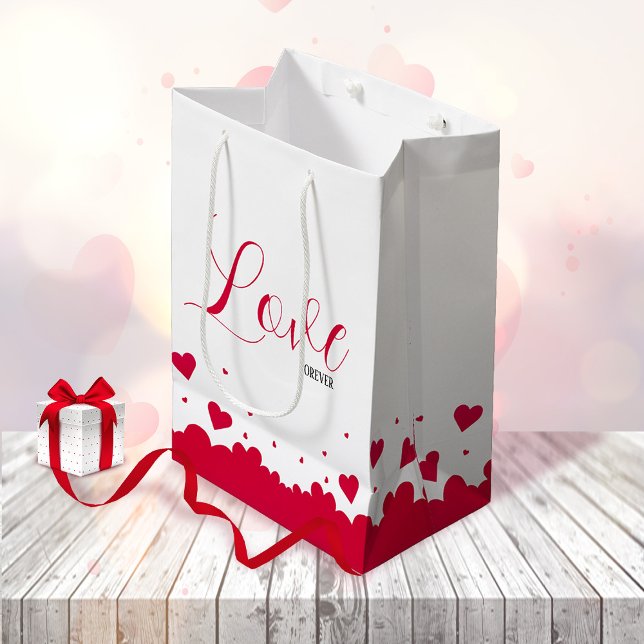 Romance Red Hearts Gift Bag (Creator Uploaded)