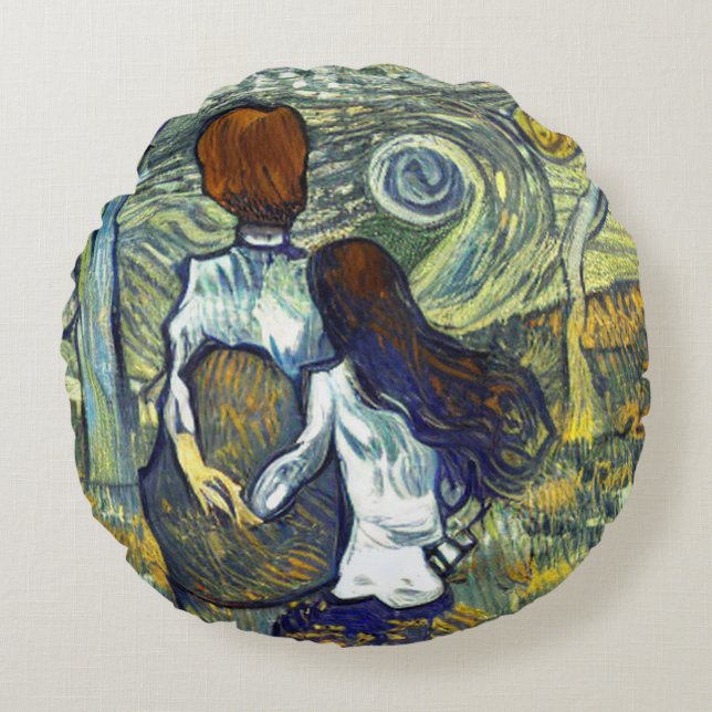 ROMANCE ROUND PILLOW (Front)