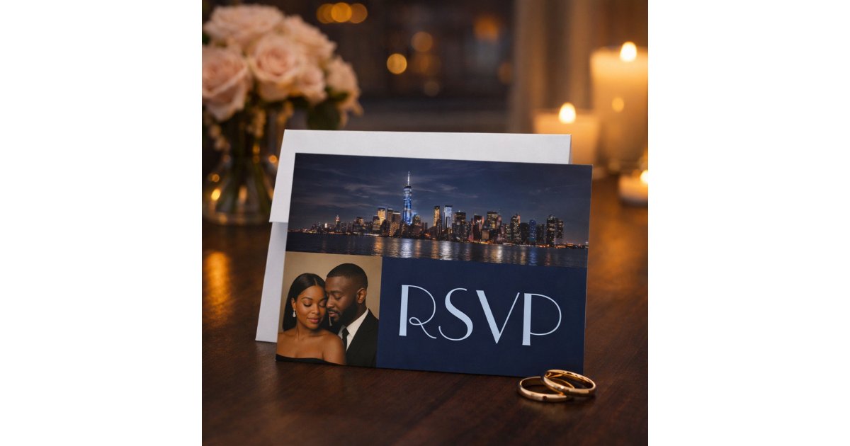 Romance, Style, and Magic of New York City RSVP Invitation | Zazzle