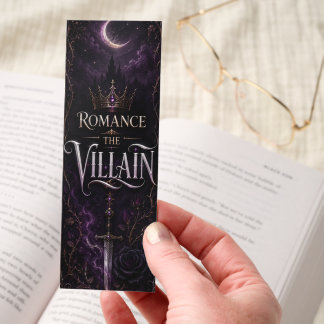 Romance the Villain Dark Romantasy Bookish Bookmarks