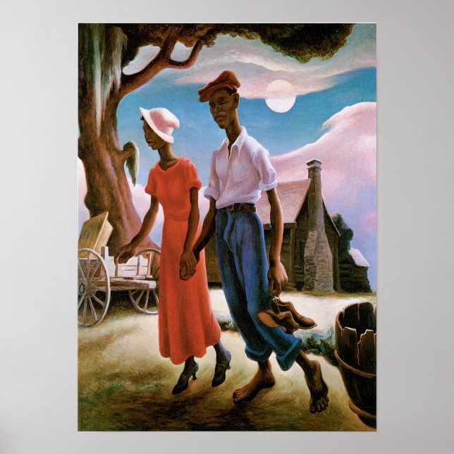 Romance, Thomas Hart Benton Poster (Front)