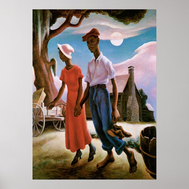 Romance, Thomas Hart Benton, Poster (Front)
