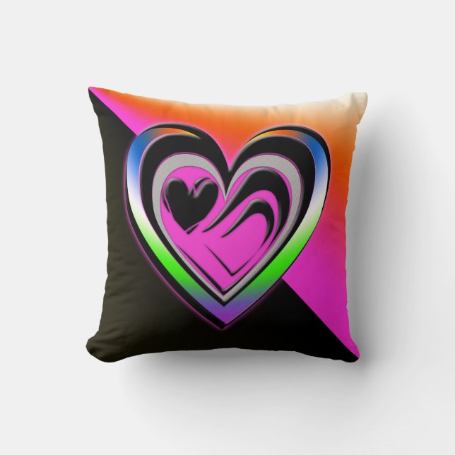 Romance Throw Pillow (Front)