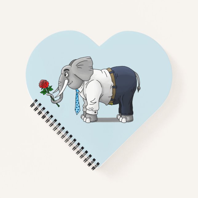 Romance with an Elephant Notebook (Front)