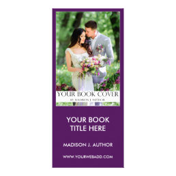 Romance Writer Book Cover | Author Photo Back Rack Card