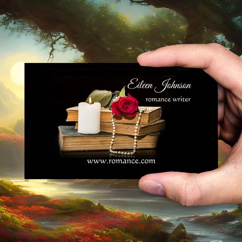 Romance Writer or Author Business Card